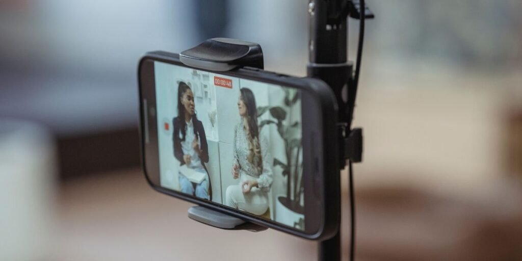 moviles con mejor camara - grabando