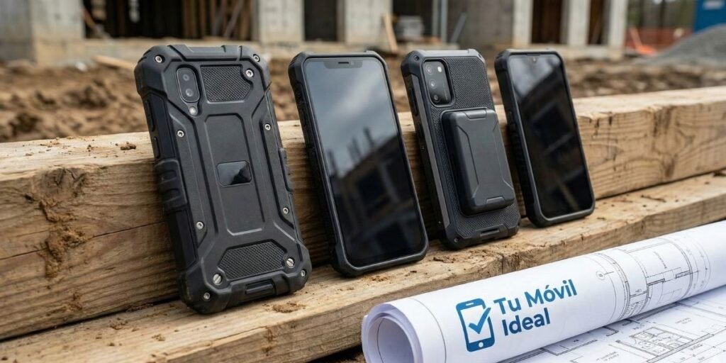 Top 5 móviles resistentes para trabajar